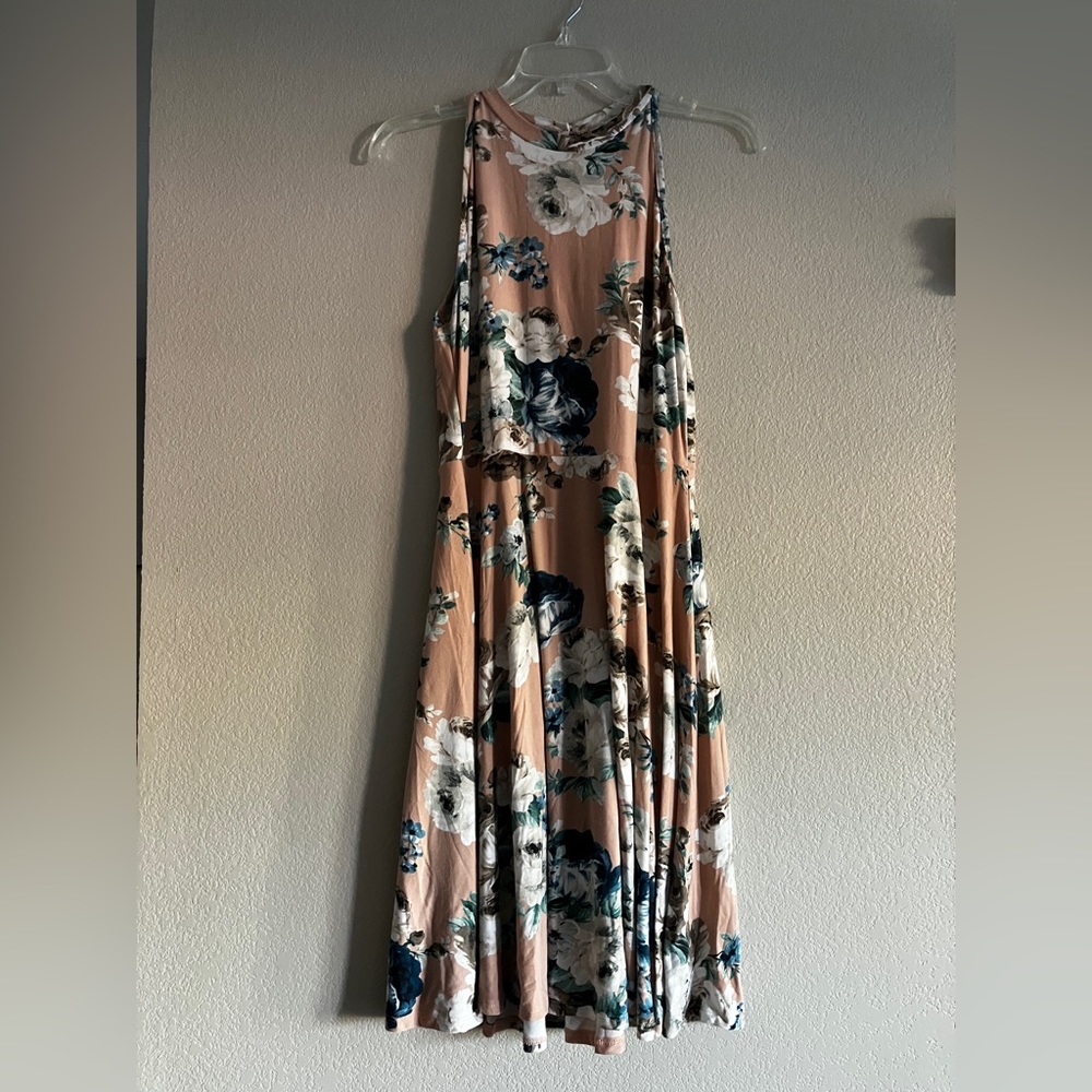 Floral Les Amis Midi Dress